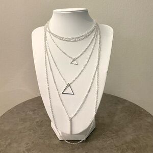 Triangle Multi-Layer Necklace